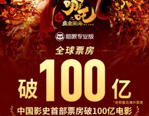 突破100亿元！《哪吒2》创造中国影史记录，跻身全球动画电影票房前3